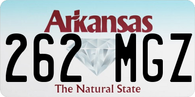 AR license plate 262MGZ