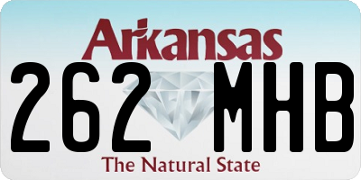 AR license plate 262MHB