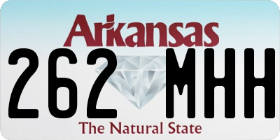AR license plate 262MHH