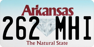 AR license plate 262MHI