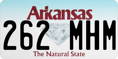 AR license plate 262MHM