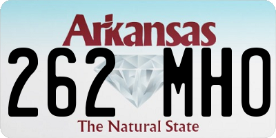 AR license plate 262MHO