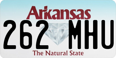 AR license plate 262MHU