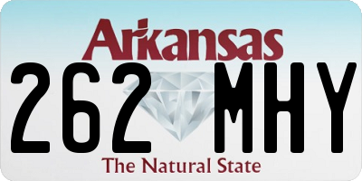 AR license plate 262MHY