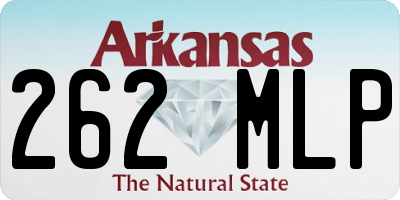 AR license plate 262MLP