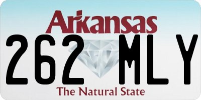 AR license plate 262MLY