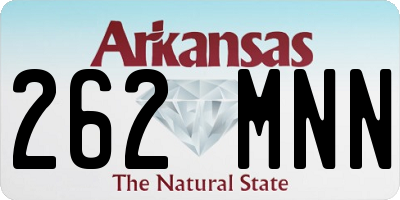 AR license plate 262MNN