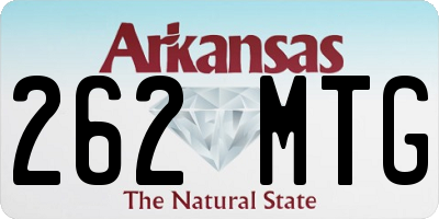 AR license plate 262MTG