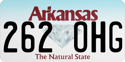 AR license plate 262OHG