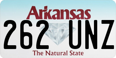 AR license plate 262UNZ