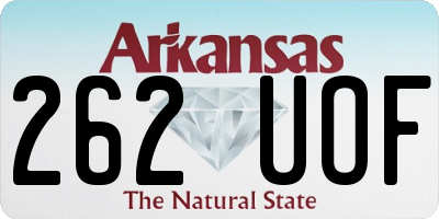 AR license plate 262UOF