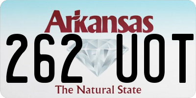 AR license plate 262UOT