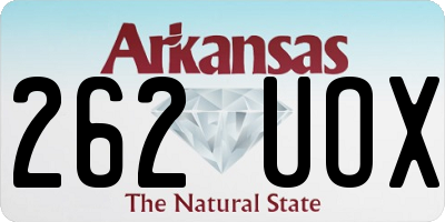 AR license plate 262UOX