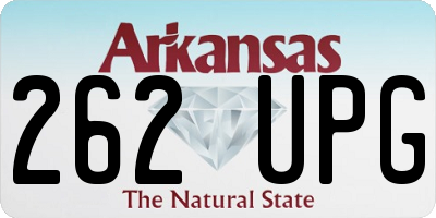 AR license plate 262UPG