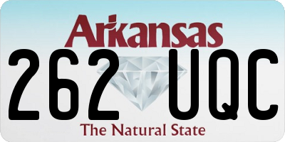 AR license plate 262UQC