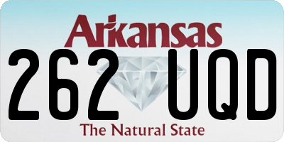 AR license plate 262UQD