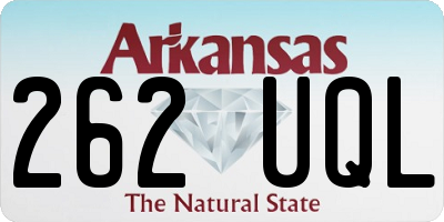 AR license plate 262UQL