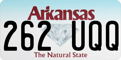 AR license plate 262UQQ