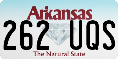 AR license plate 262UQS