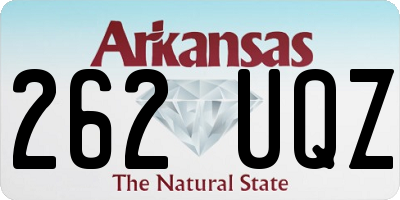 AR license plate 262UQZ