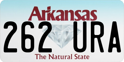 AR license plate 262URA