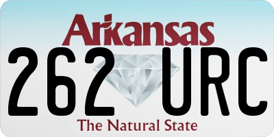 AR license plate 262URC