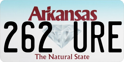 AR license plate 262URE