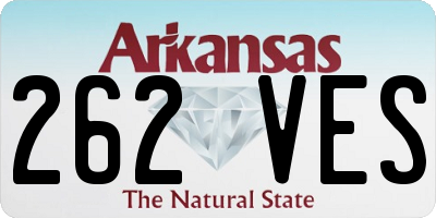 AR license plate 262VES