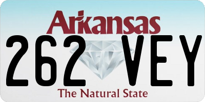 AR license plate 262VEY