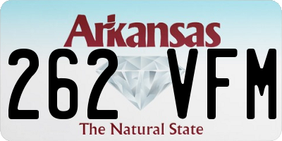 AR license plate 262VFM