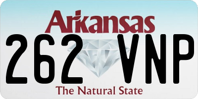 AR license plate 262VNP
