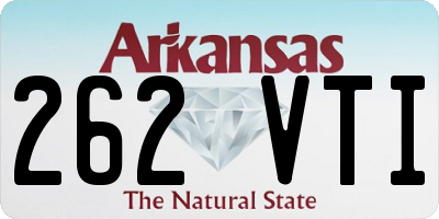 AR license plate 262VTI