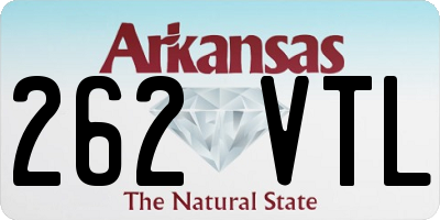 AR license plate 262VTL