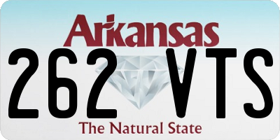 AR license plate 262VTS