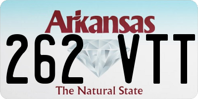 AR license plate 262VTT