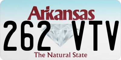 AR license plate 262VTV
