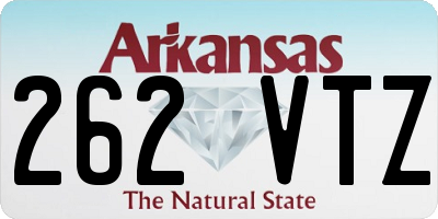 AR license plate 262VTZ