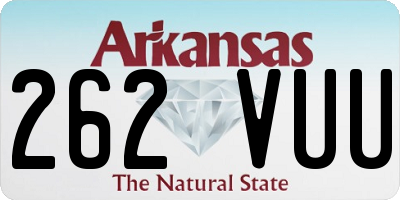 AR license plate 262VUU