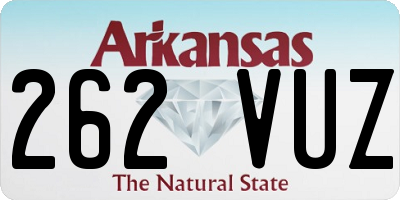 AR license plate 262VUZ