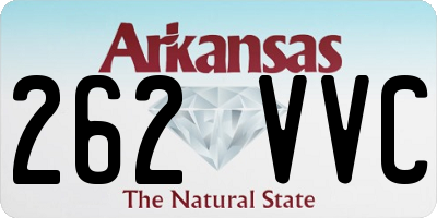 AR license plate 262VVC