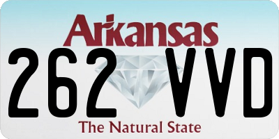 AR license plate 262VVD