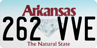 AR license plate 262VVE