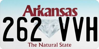 AR license plate 262VVH