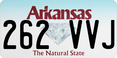 AR license plate 262VVJ