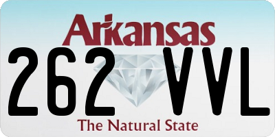 AR license plate 262VVL