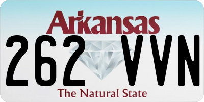 AR license plate 262VVN