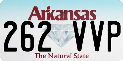 AR license plate 262VVP