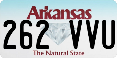 AR license plate 262VVU
