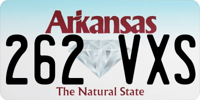 AR license plate 262VXS