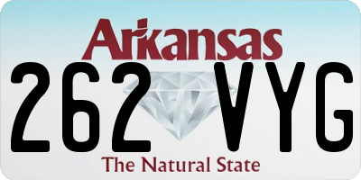 AR license plate 262VYG